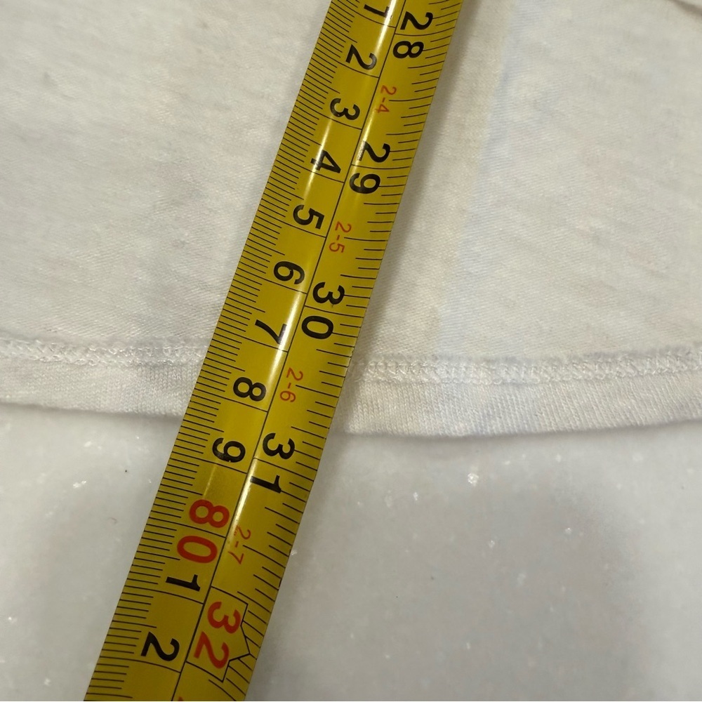 Lysse Women’s White Linen Top Scoop Neck High Low Hem Sz M - Picture 9 of 11